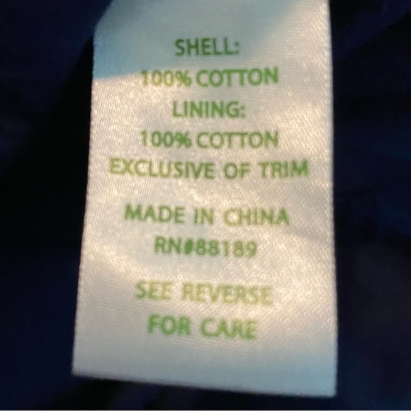 LILLY PULITZER Navy “Junie” Shift Dress with Gold Embroidered Detailing, Size 4 - Picture 14 of 16